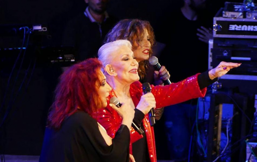 Η Μαρινέλλα στη συναυλία της στη Σίβηρη Χαλκιδικής το 2017