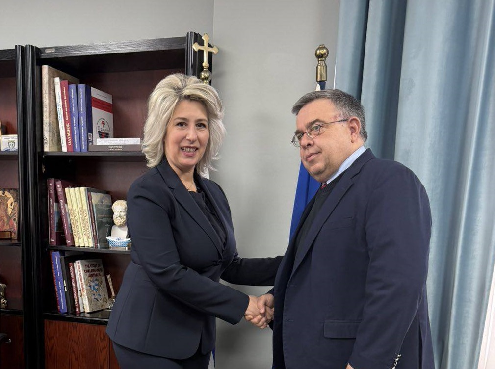 Συνάντηση Δ. Γαλαμάτη με Κ. Ζωγράφου στον Πολύγυρο