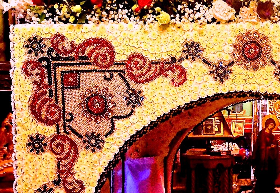 Λεπτομέρεια από τον Επιτάφιο της Ουρανούπολης